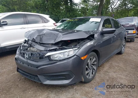 2018 Honda Civic Ex z USA, uszkodzony, nr VIN 2HGFC2F72JH560604